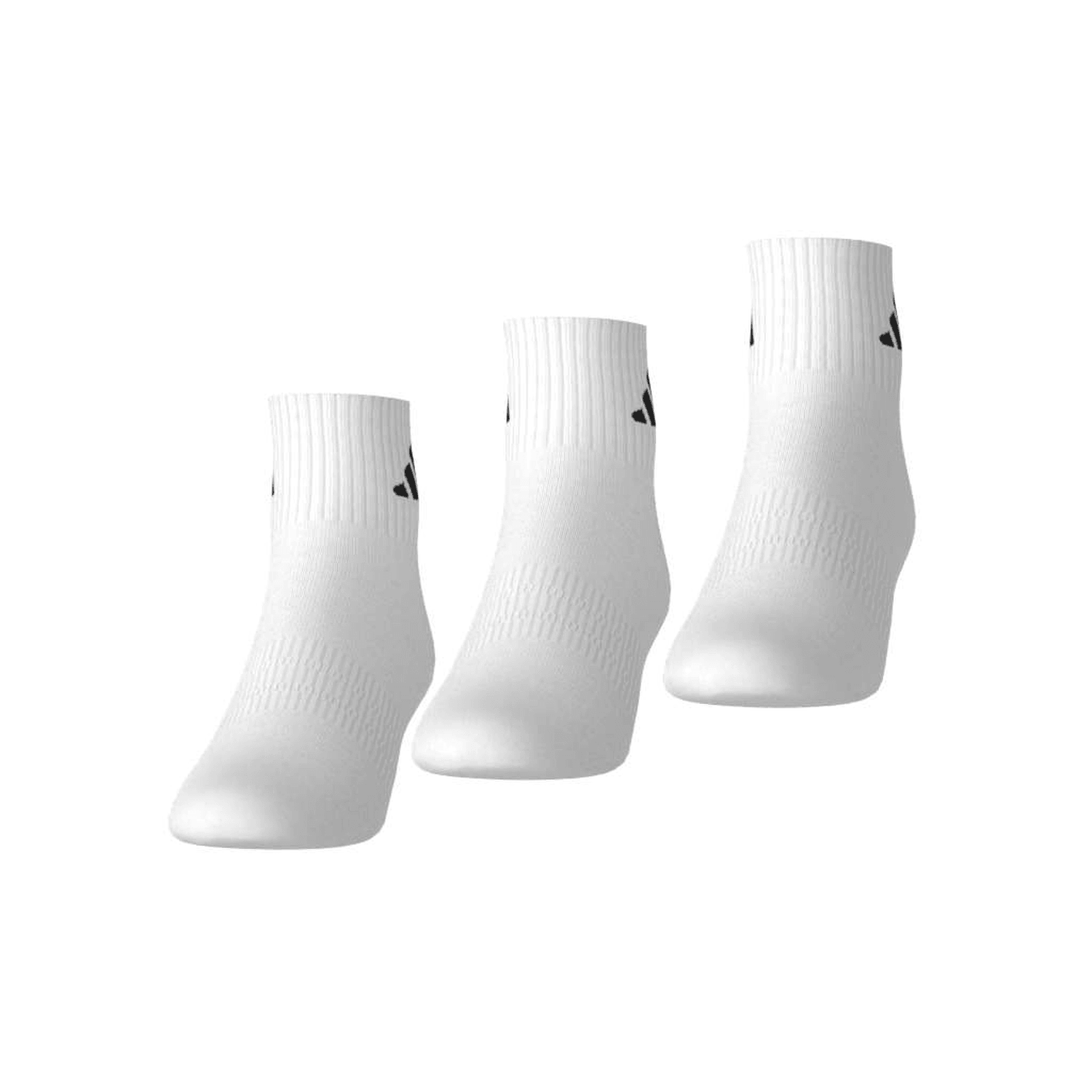 Calcetines Adidas Cushioned Casual 3 Pares Blanco Unisex — imagen 9