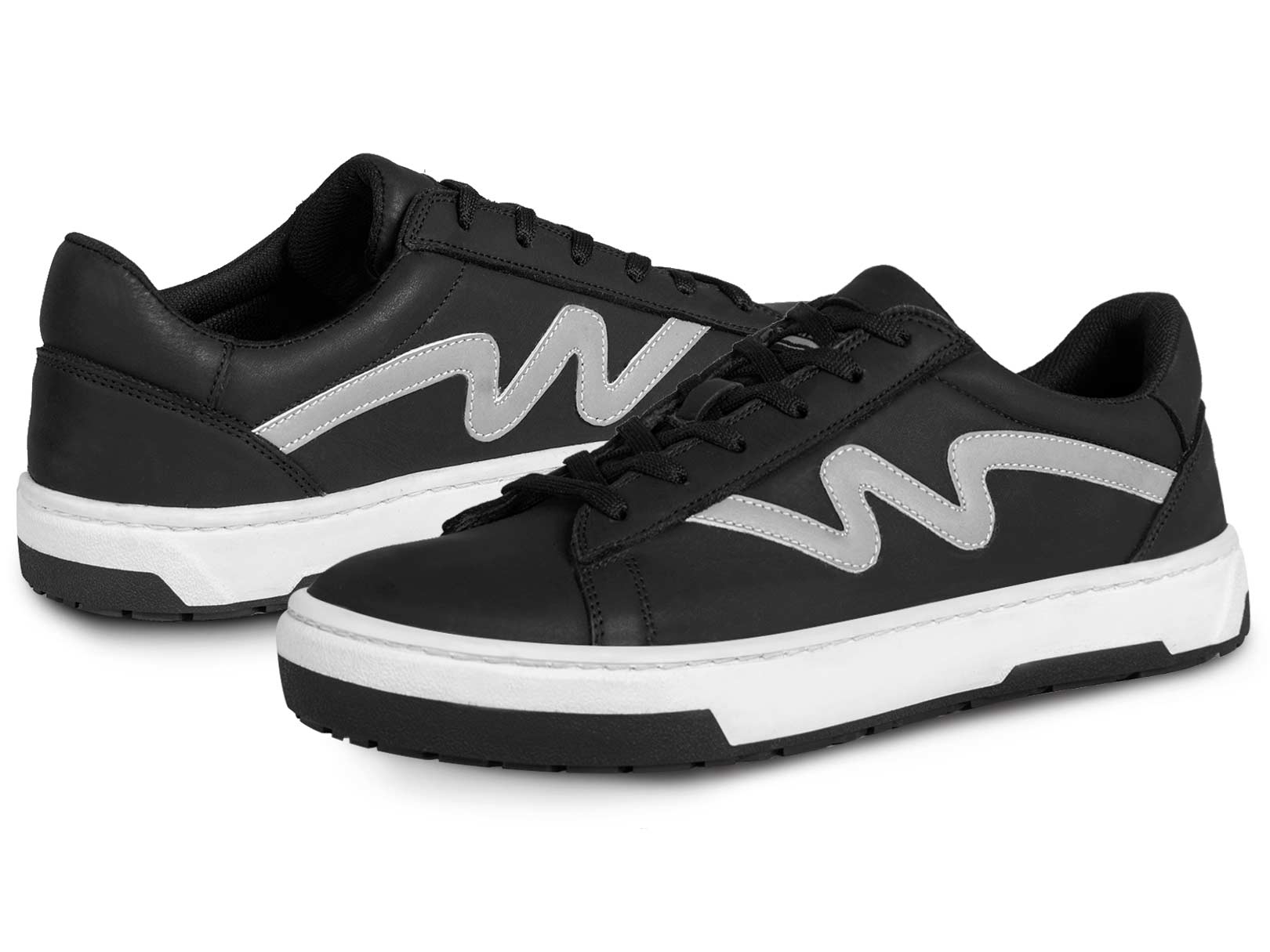 Tenis motociclista hombre moto biker WKL 80204 Negro — imagen 9