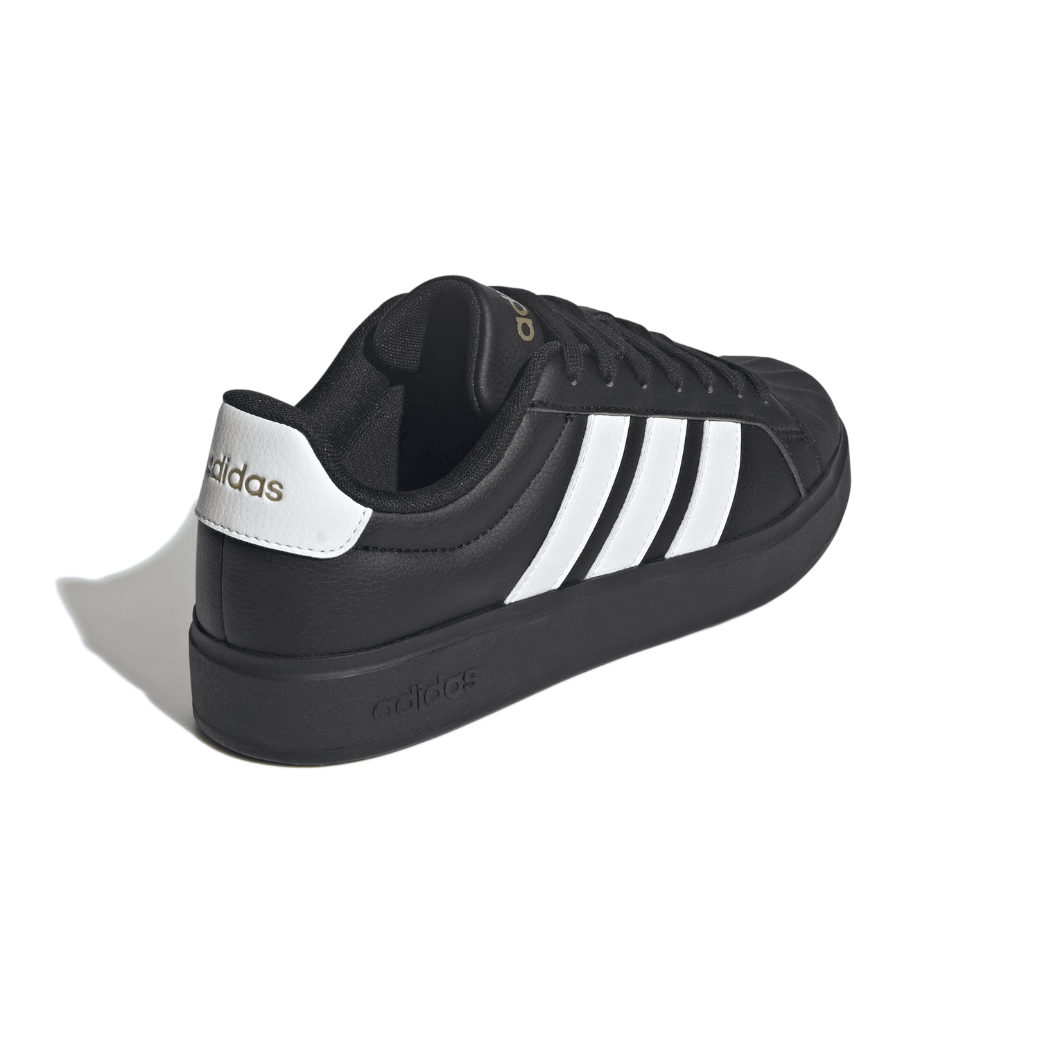 Tenis Adidas Streettalk Dama Negro Casual Cómodo Cinta Mujer — imagen 3