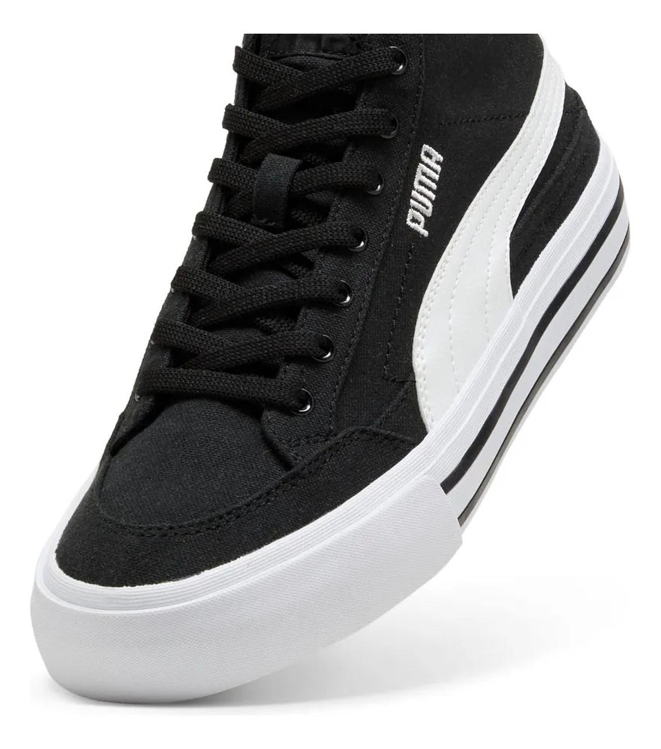Tenis Puma Caballero Casual Court Classic Vulc Mid 1140071 — imagen 4