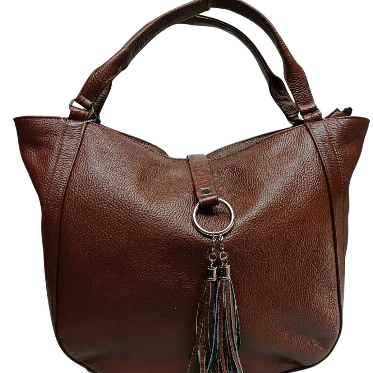 Bolsa Grande Aracely Piel Ternera Negra — imagen 20