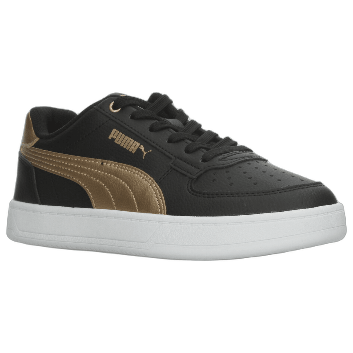 Tenis Puma Caven 2.0 Dama Casual Negro Dorado Mujer — imagen 2