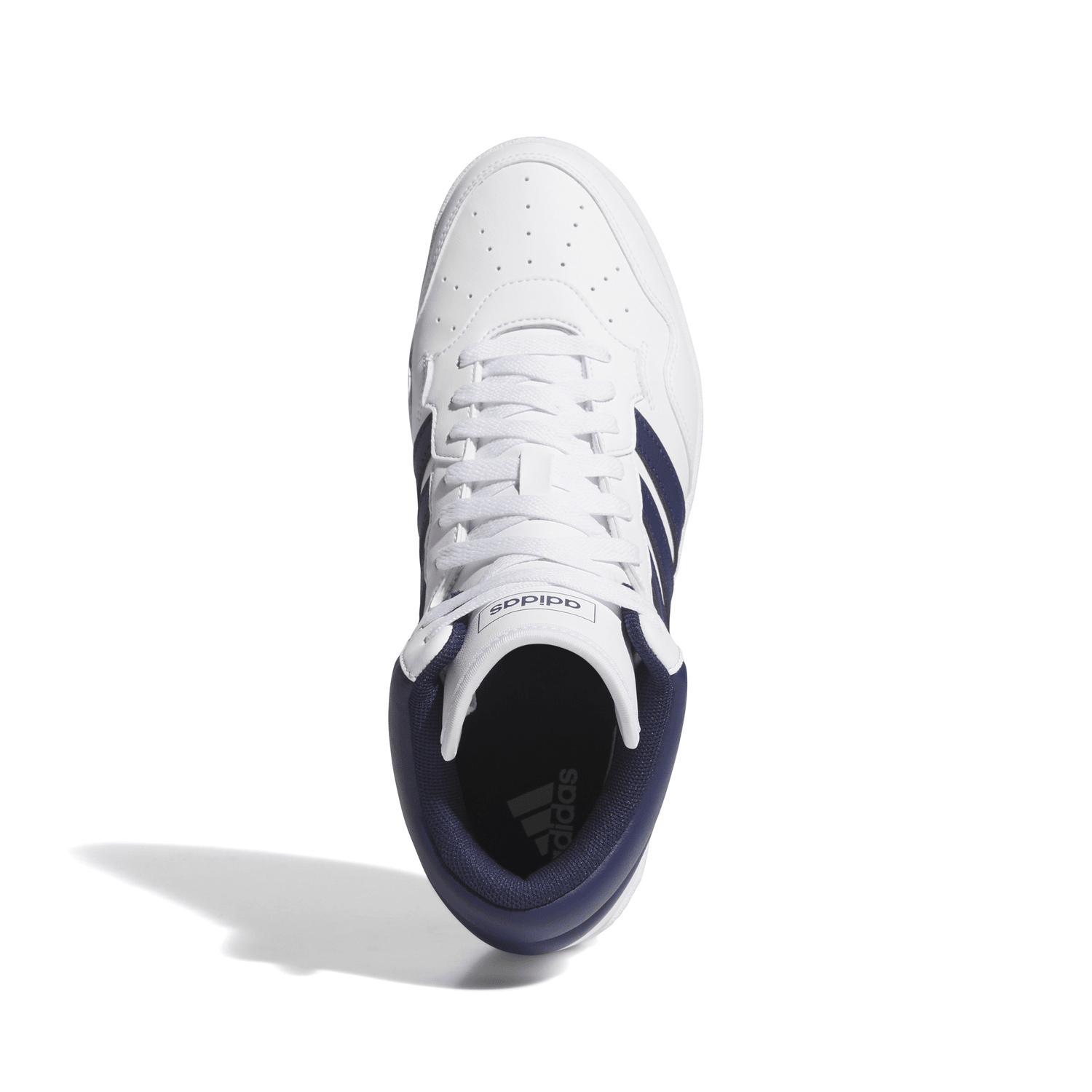 Tenis Adidas Hoops 4.0 Mid Hombre Casual Blanco Caballero — imagen 7