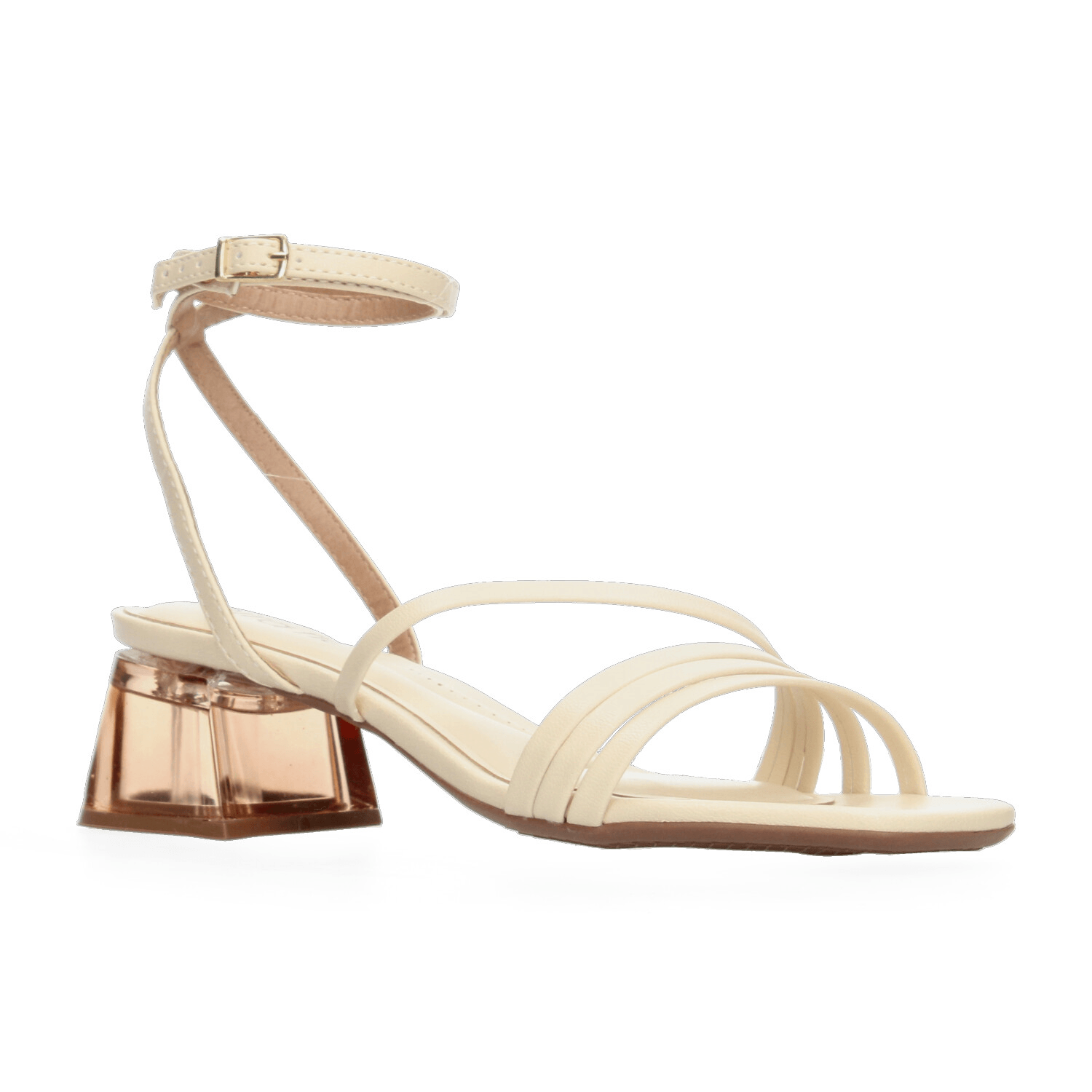 Sandallas Dama Beira Rio Crema Casual Mujer — imagen 3