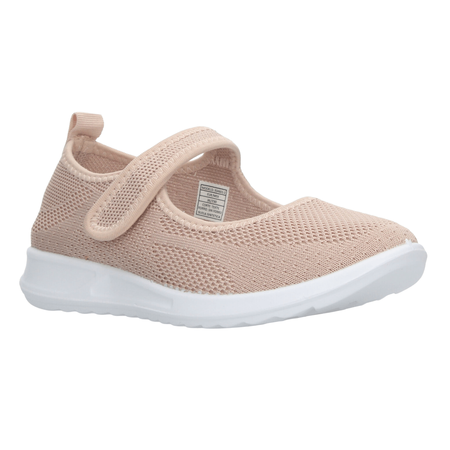 Zapato Berlin Dama Confort Casual Cinta Adhesiva Rosa Mujer — imagen 2