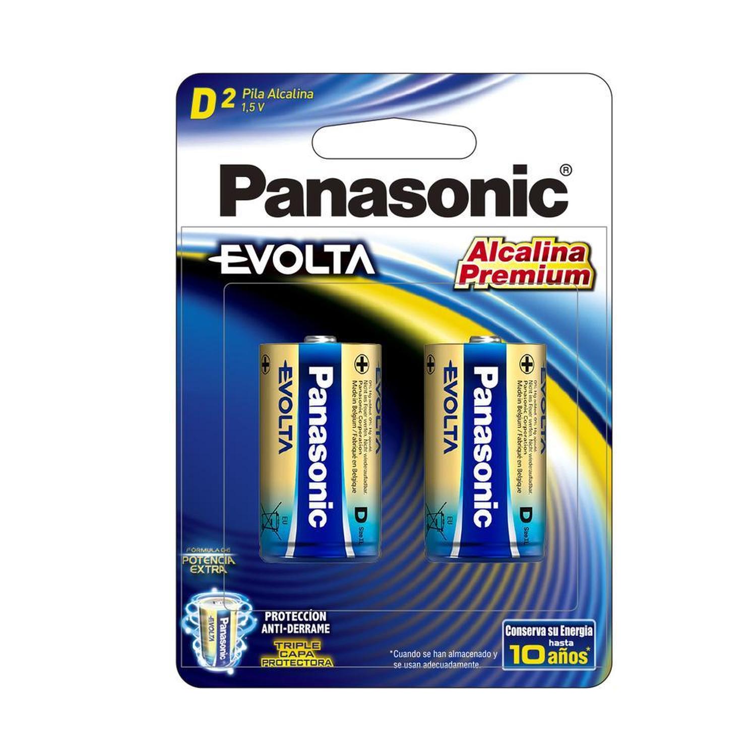 Pila Panasonic Evolta Alcalina D Con 2 1.5v Lr20 — imagen 1