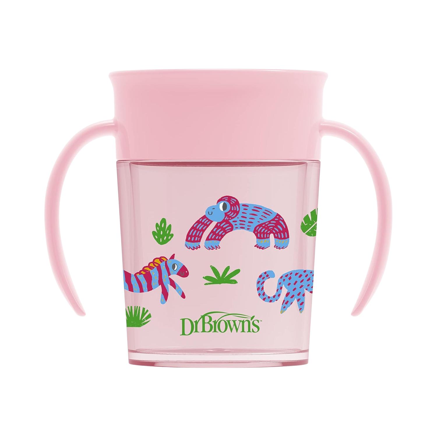 Vaso Entrenador Dr Browns 360° 7oz/200ml 6m+ Color Rosa — imagen 3
