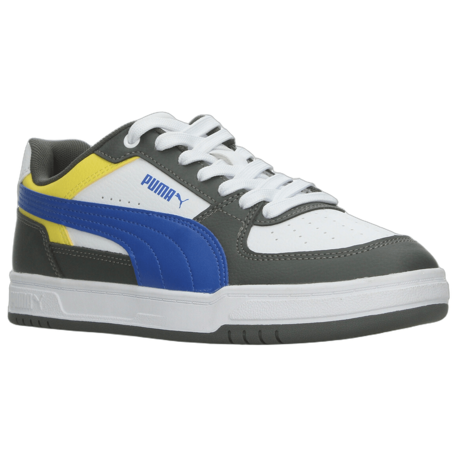 Tenis Puma Caven III Niño Casual Gris Blanco Infantil T22-26 — imagen 2