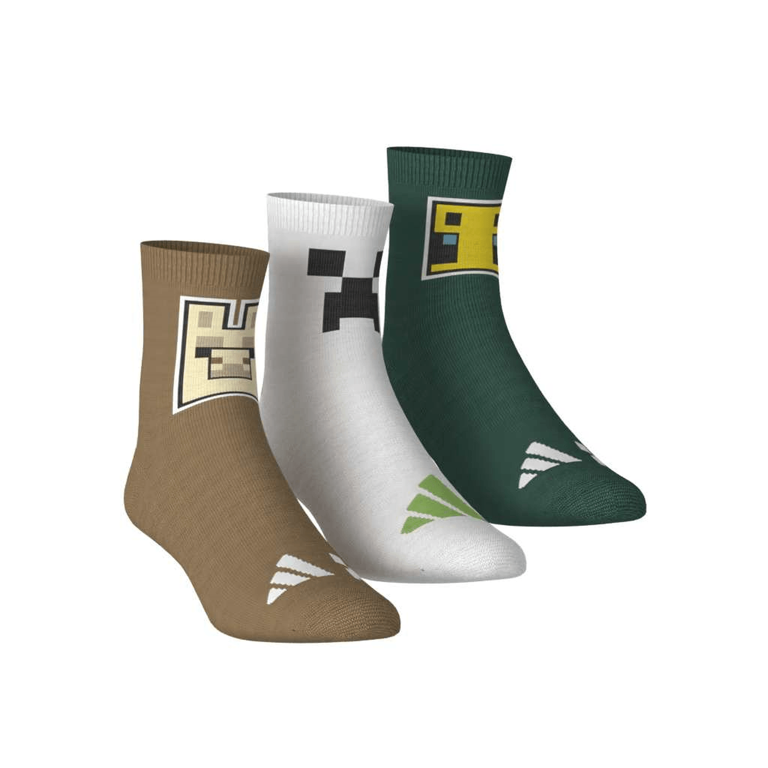 Calcetines Adidas Minecraft Niño Multicolor Tobillo Infantil — imagen 6
