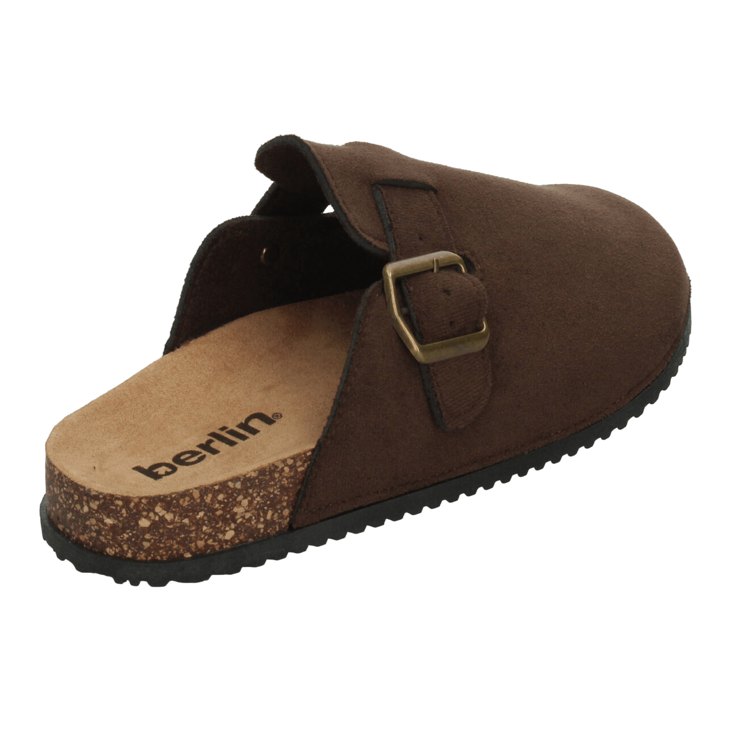Zapato Berlin Dama Zueco Casual Slip On Café Mujer — imagen 3