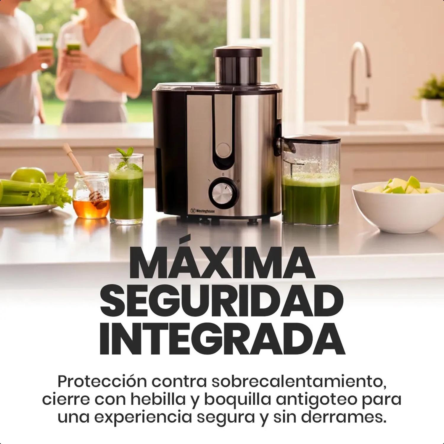Extractor de Jugos Westinghouse 400W Prensado Rápido — imagen 5