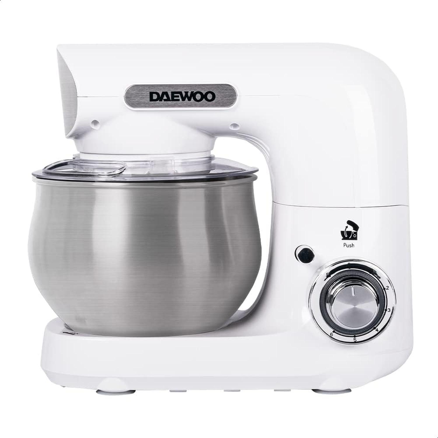 Batidora de Pedestal Daewoo 4L 6 Velocidades Blanca — imagen 3