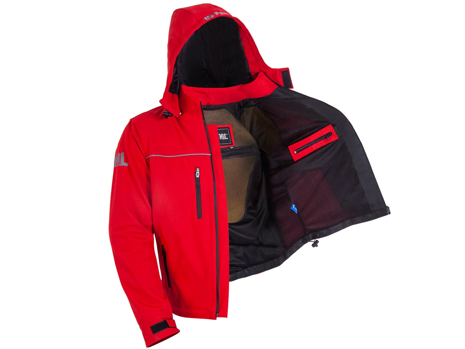 Chamarra Moto Hombre Impermeable Biker Protecciones Wkl 42R — imagen 14