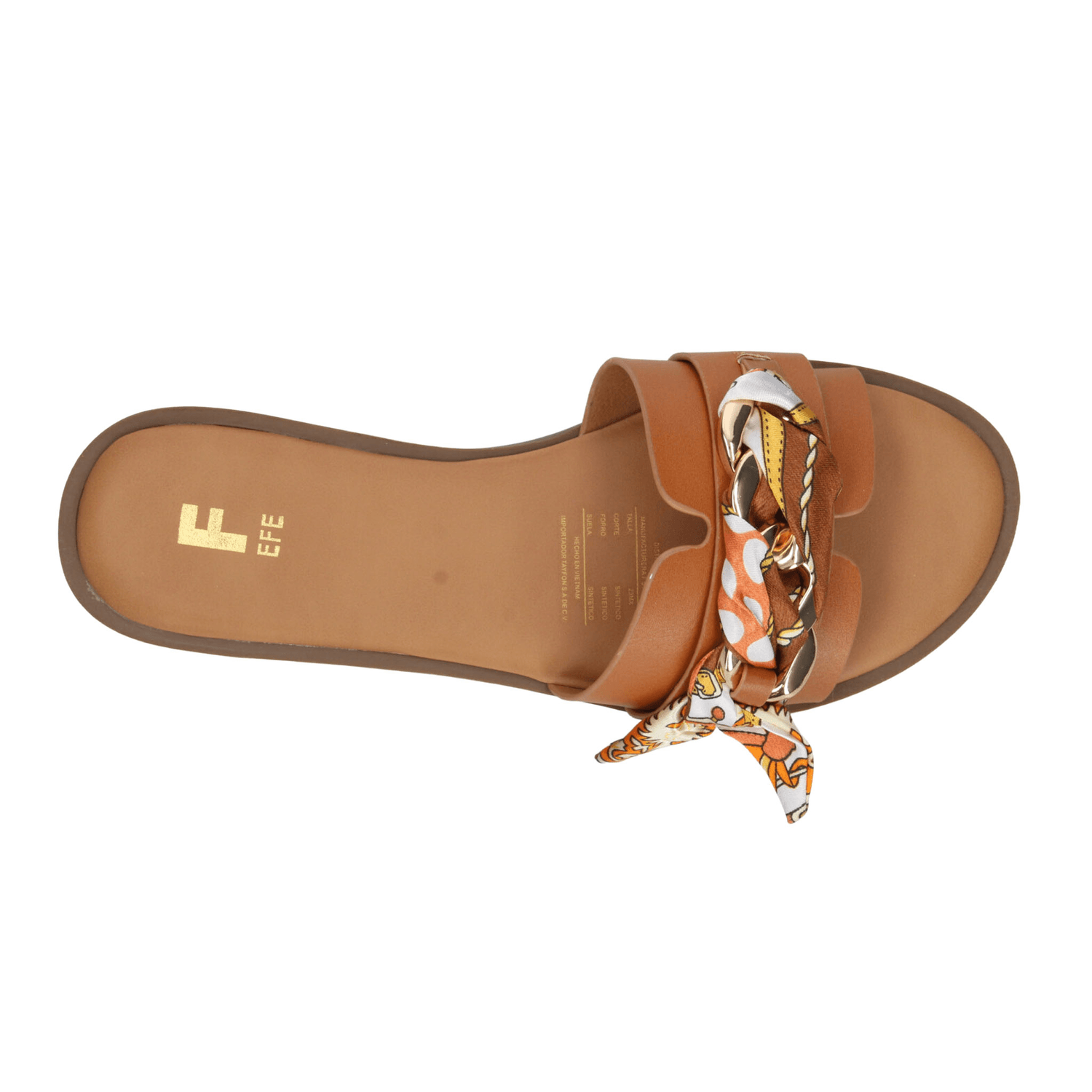 Sandalias Dama Efe Café Casual Mujer — imagen 9