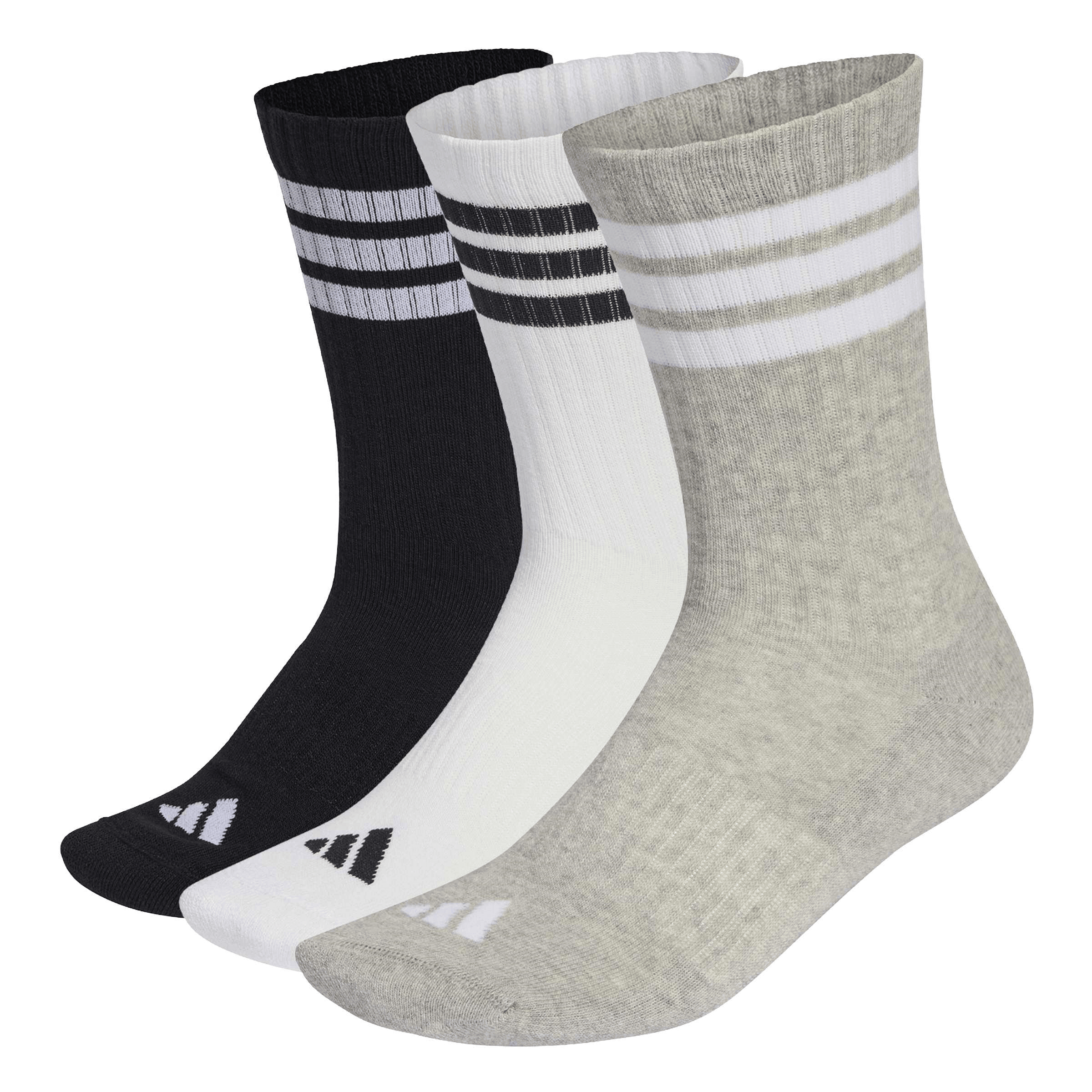Calcetas Adidas Unisex 3 Pares Acolchados Largos Multicolor — imagen 10