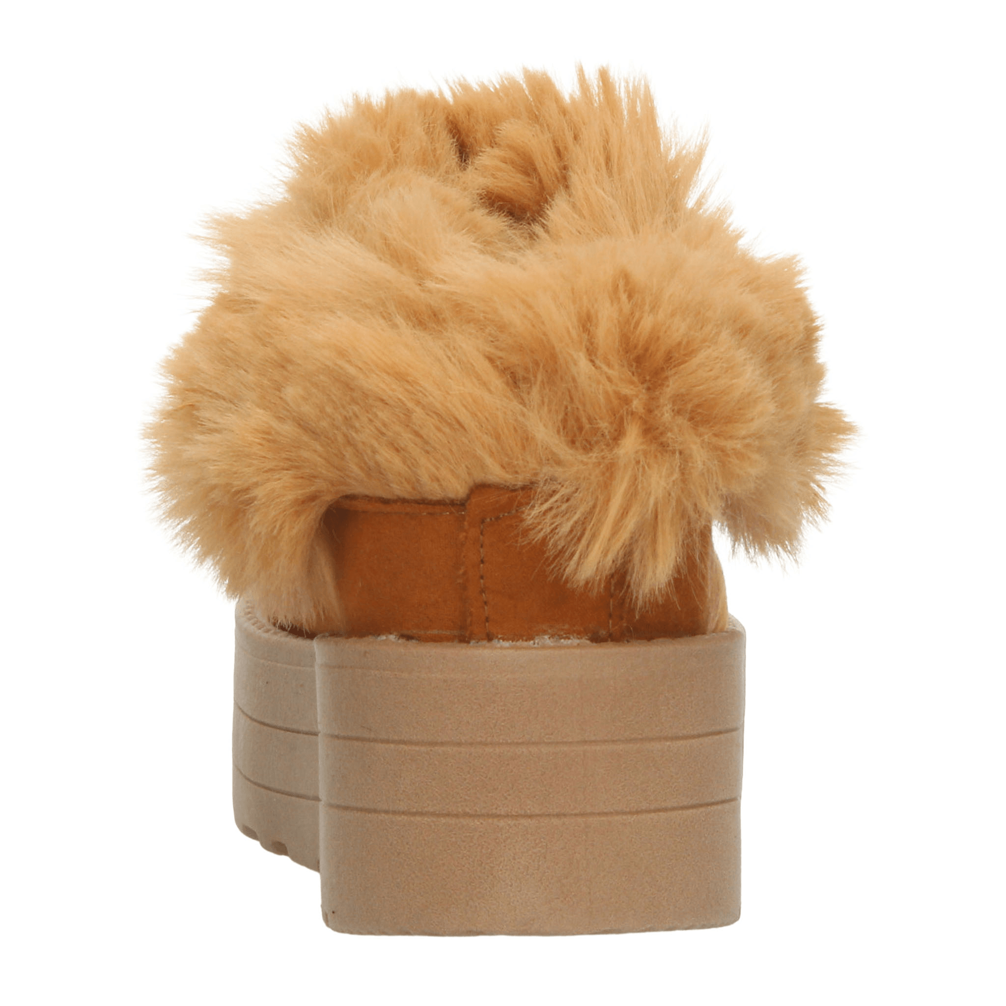 Zueco Rojo Cereza Dama Casual Pantufla Plataforma Café Mujer — imagen 16