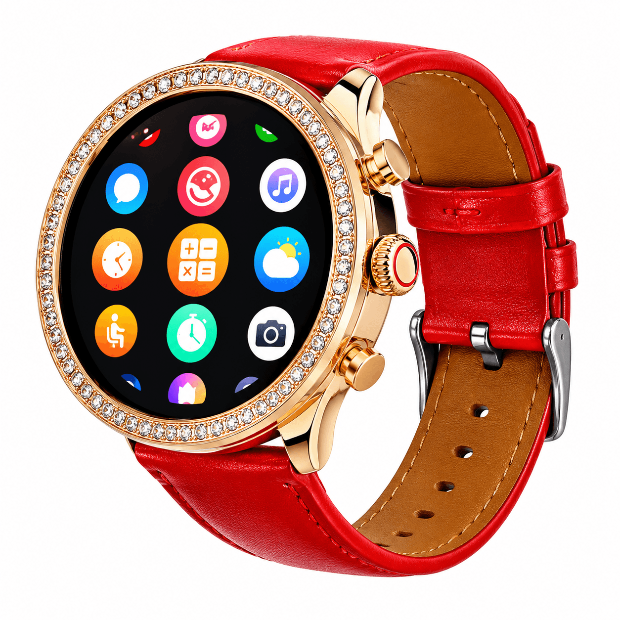 Smartwatch Bossney WS GS83 Rojo – Elegancia, Tecnología y Bienestar en Tu Muñeca — imagen 4