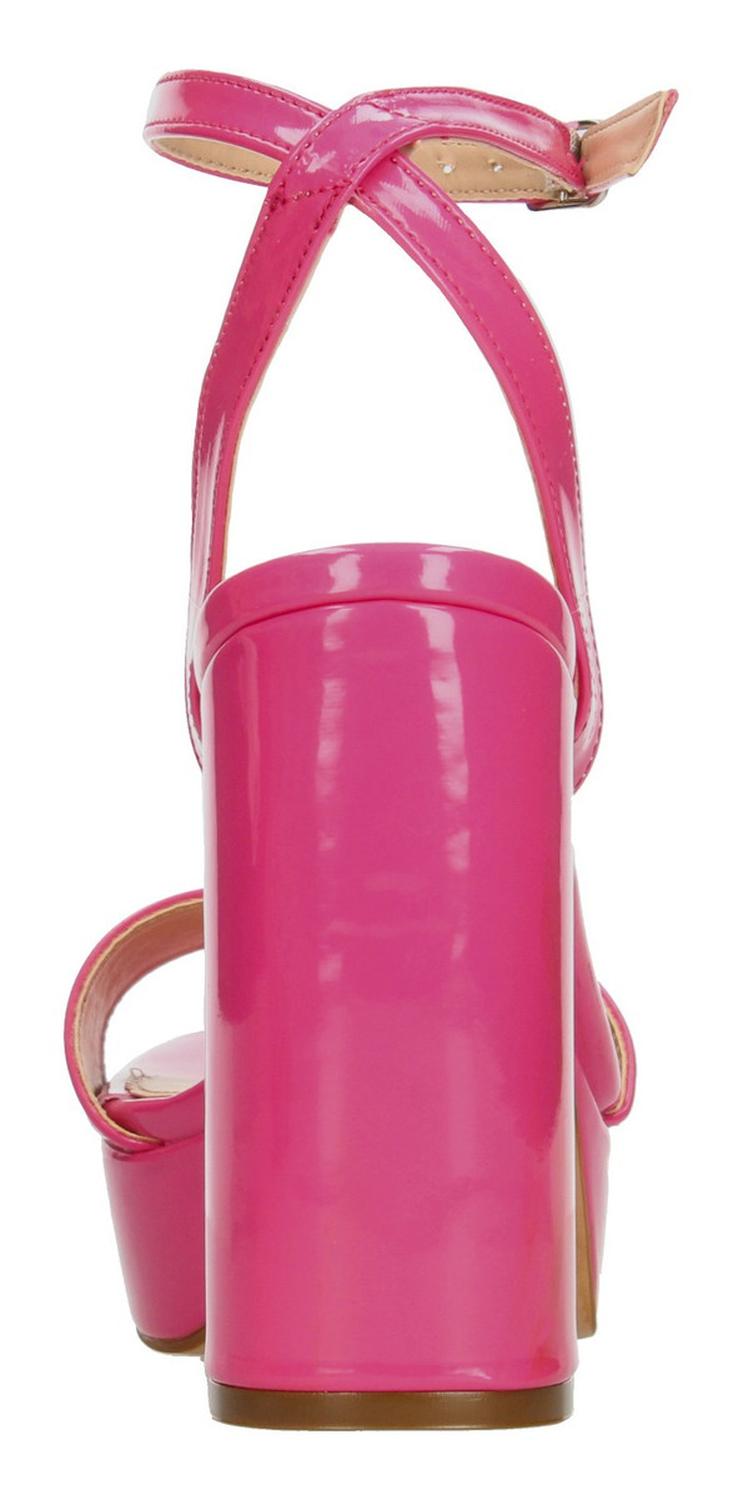 Sandalias Paulina Dama Casual Rosa Fucsia Mujer — imagen 7
