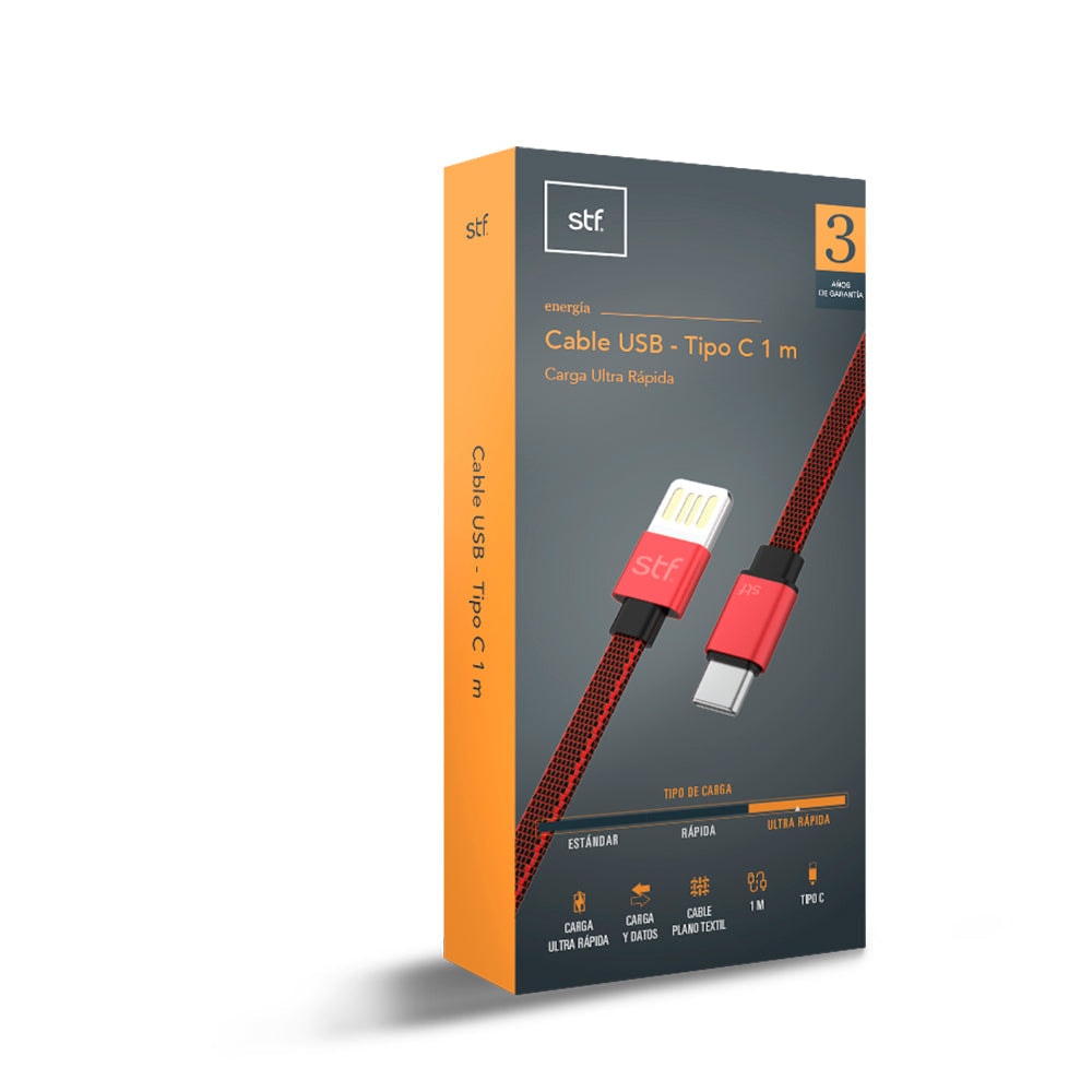 Cable USB a Tipo C 1 Metro Carga Ultra Rápida 3A — imagen 8