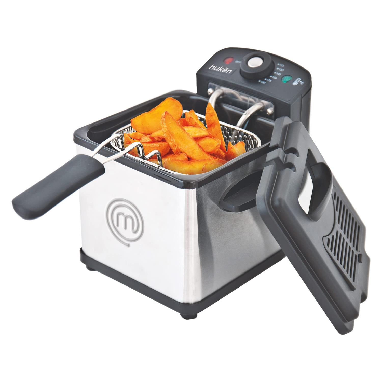FREIDORA DE ACEITE MASTERCHEF MK-DF-1SS 1.5 LT ACERO INOX — imagen 1
