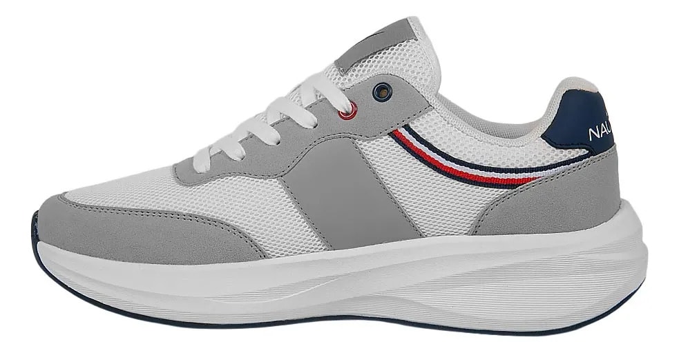 Tenis Nautica Caballero Confort Franjas Tricolor 1269668 — imagen 11