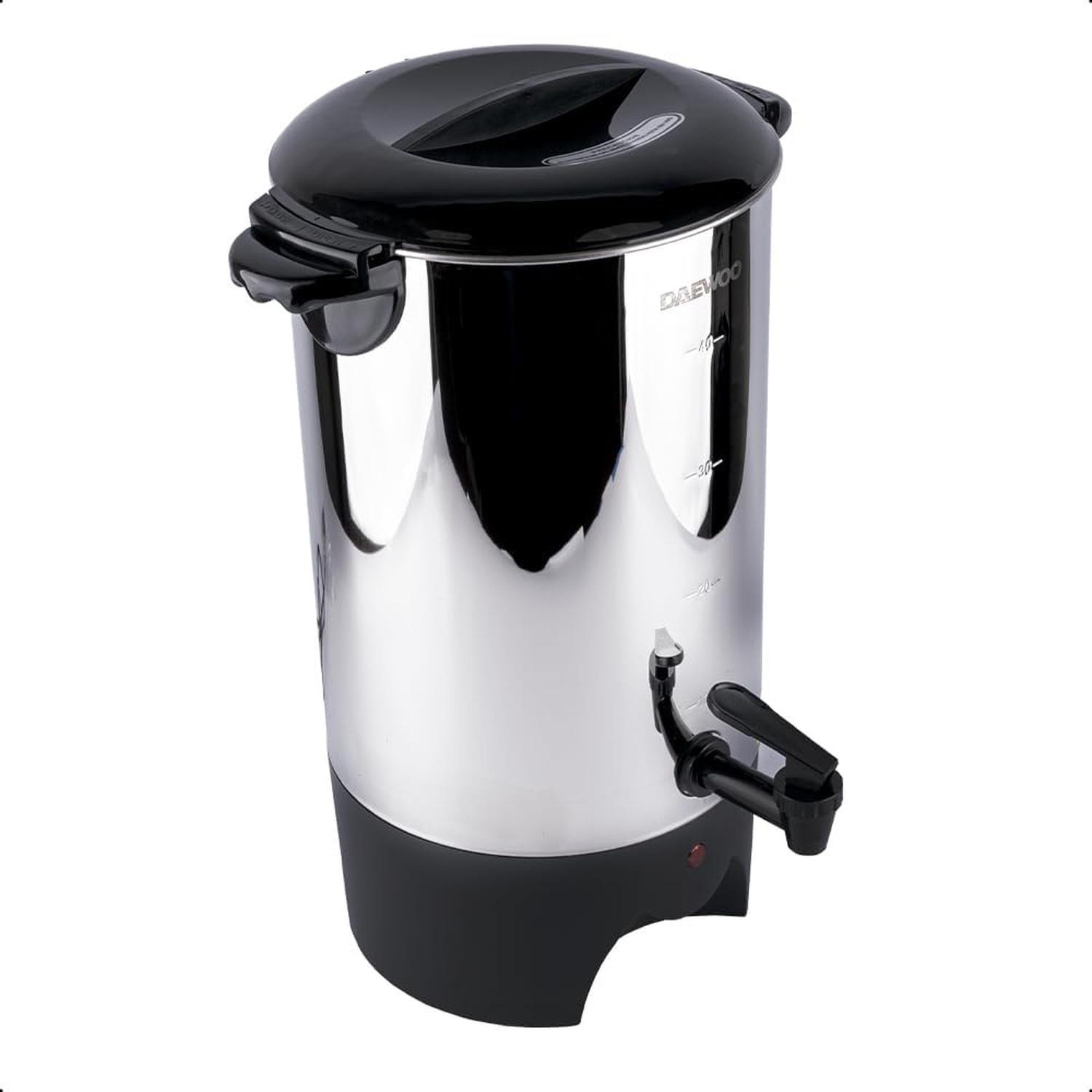 Cafetera Percoladora Daewoo 6L 40 Tazas Acero Inoxidable — imagen 3