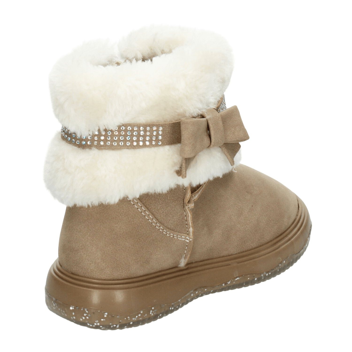 Bota Paressi Niña Casual Peluche Café Infantil T15-18 — imagen 3