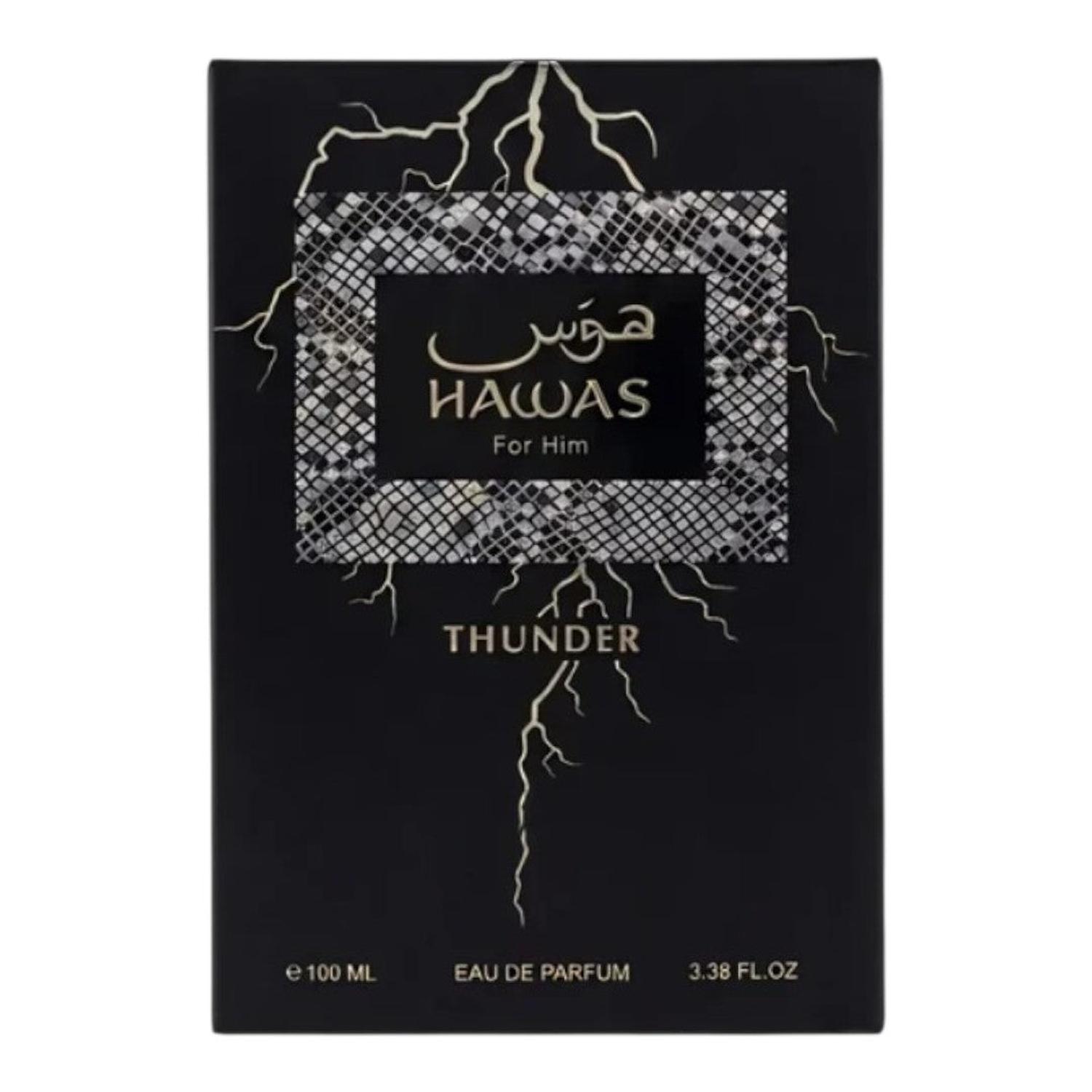 RASASI HAWAS FOR HIM THUNDER EDP 100 ML — imagen 2