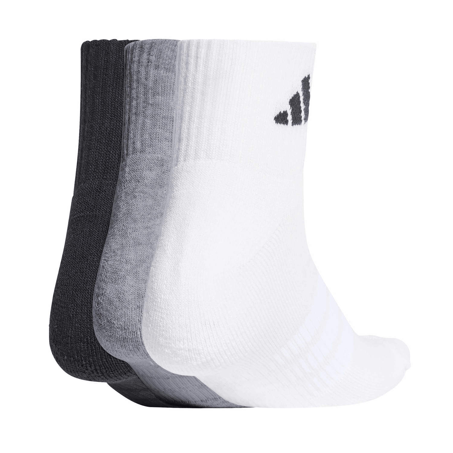 Calcetines Adidas Neutros Multicolor Deportivos 3 Pares Tobillo Unisex — imagen 3