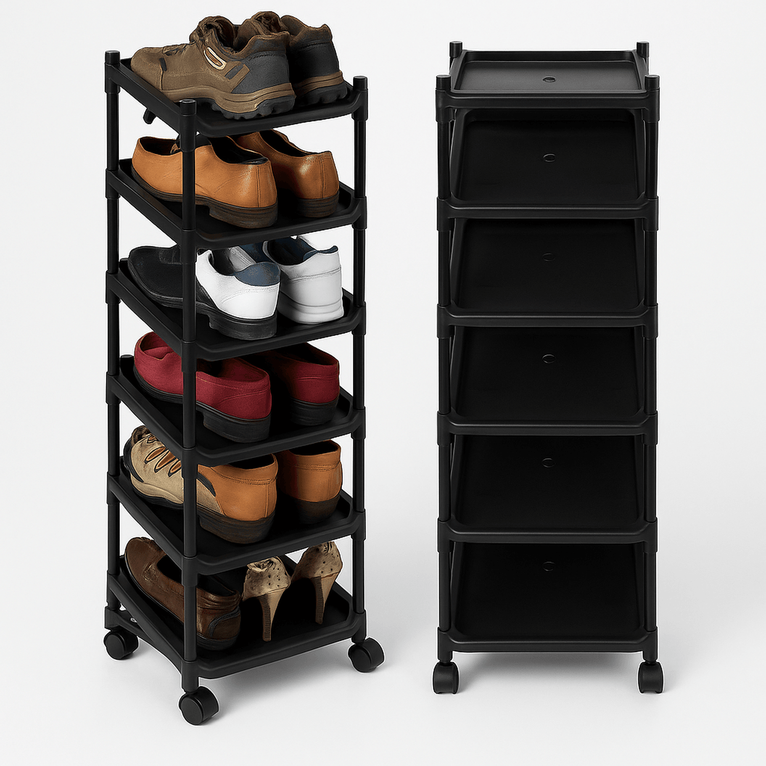2 Zapateras Extendible 10 Pares Fácil de Armar Closet Cuarto — imagen 1