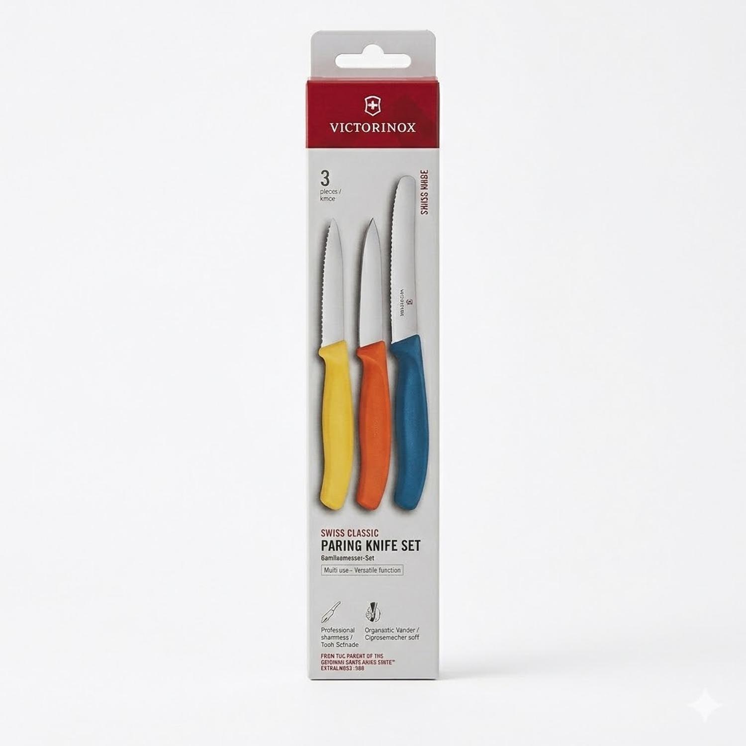 SET DE 3 CUCHILLOS MONDADORES VICTORINOX 3 PIEZAS — imagen 2