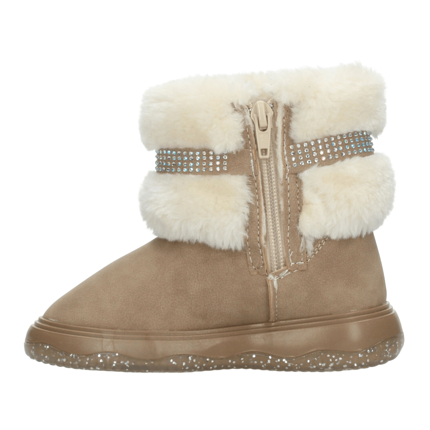 Bota Niña Paressi Café Casual Peluche Infantil T15-18 — imagen 6