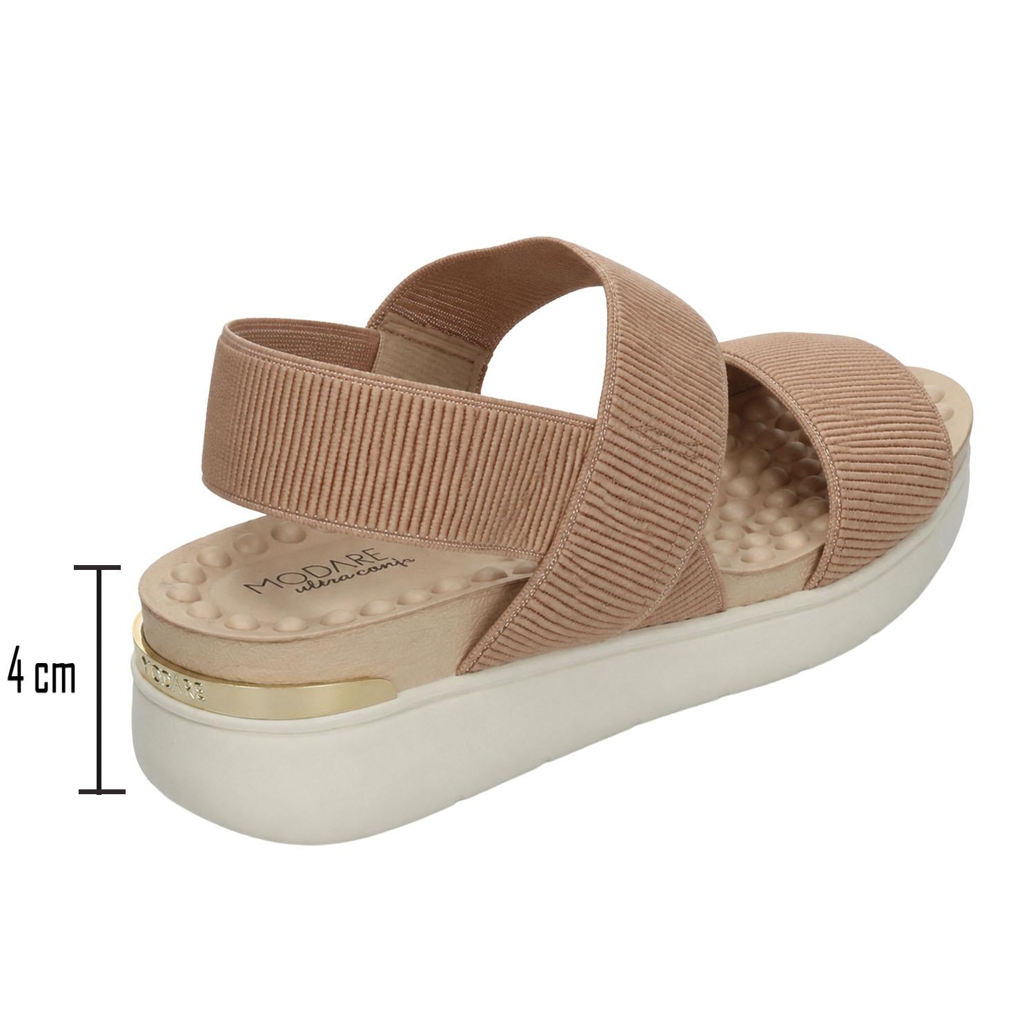 Sandalias Modare Dama Beige Casual Para Mujer — imagen 4