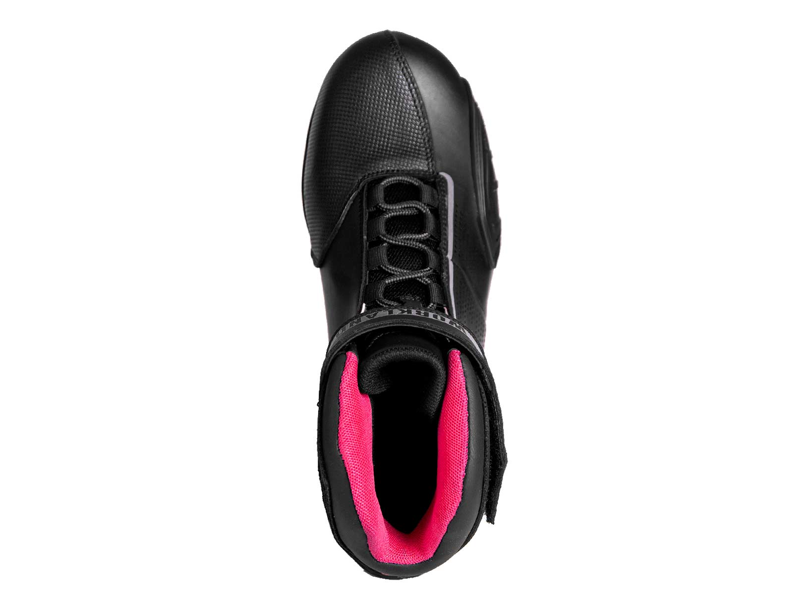 Bota mujer motociclista biker botin moto WKL 80016 Negro Ros — imagen 15