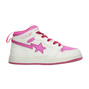 Tenis Vavito Niña Casual Diario Urbano Cintas Ajustables Cómodo Blanco Rosa Infantil T18-22