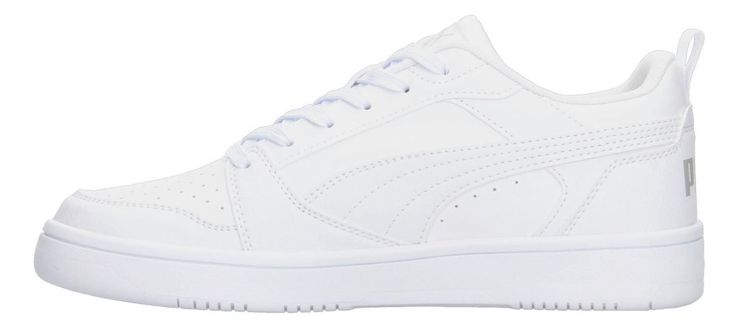 Tenis Puma Rebound V6 Low Hombre Casual Blanco Caballero — imagen 5