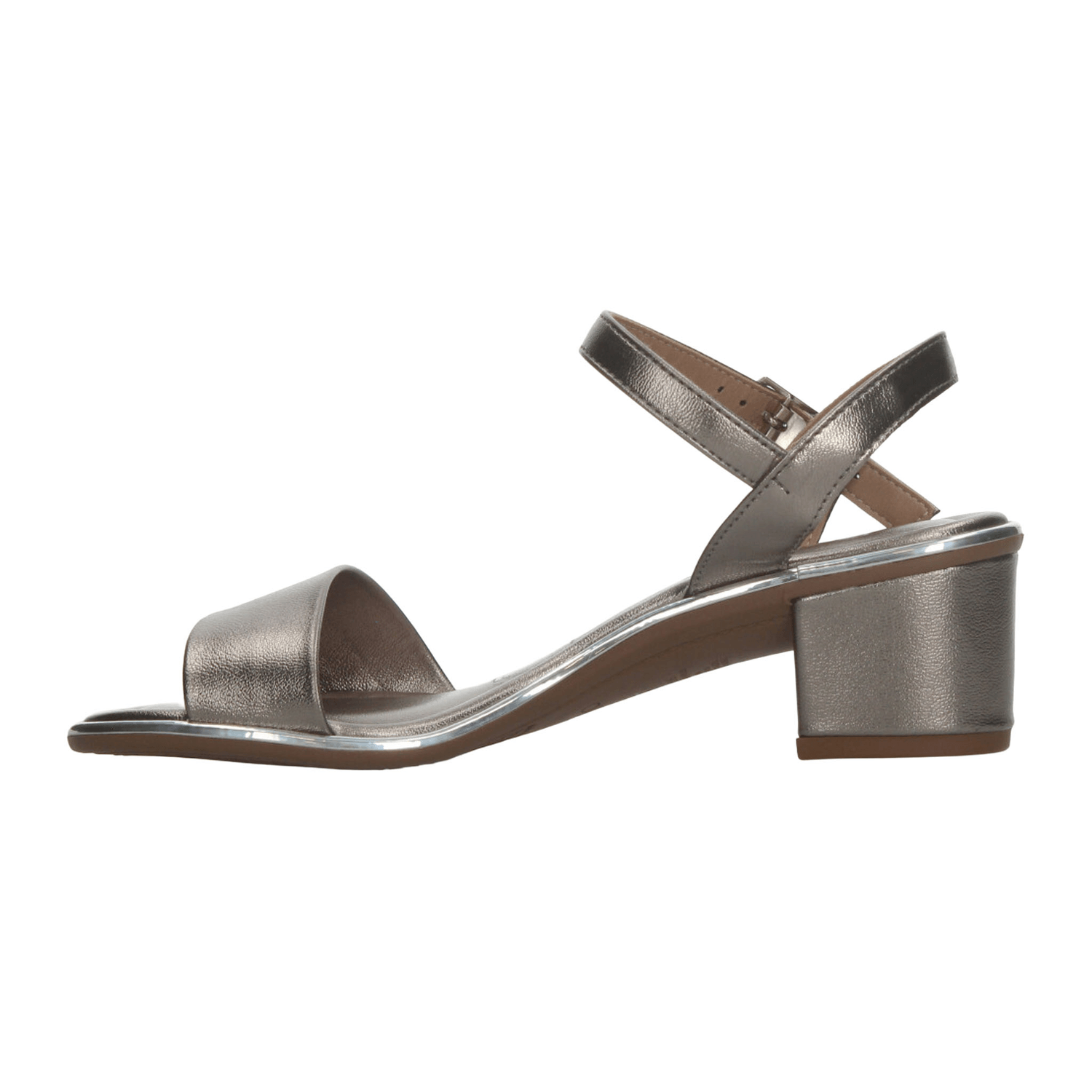 Sandalias Beira Rio Dama Fiesta Plateada Mujer — imagen 6