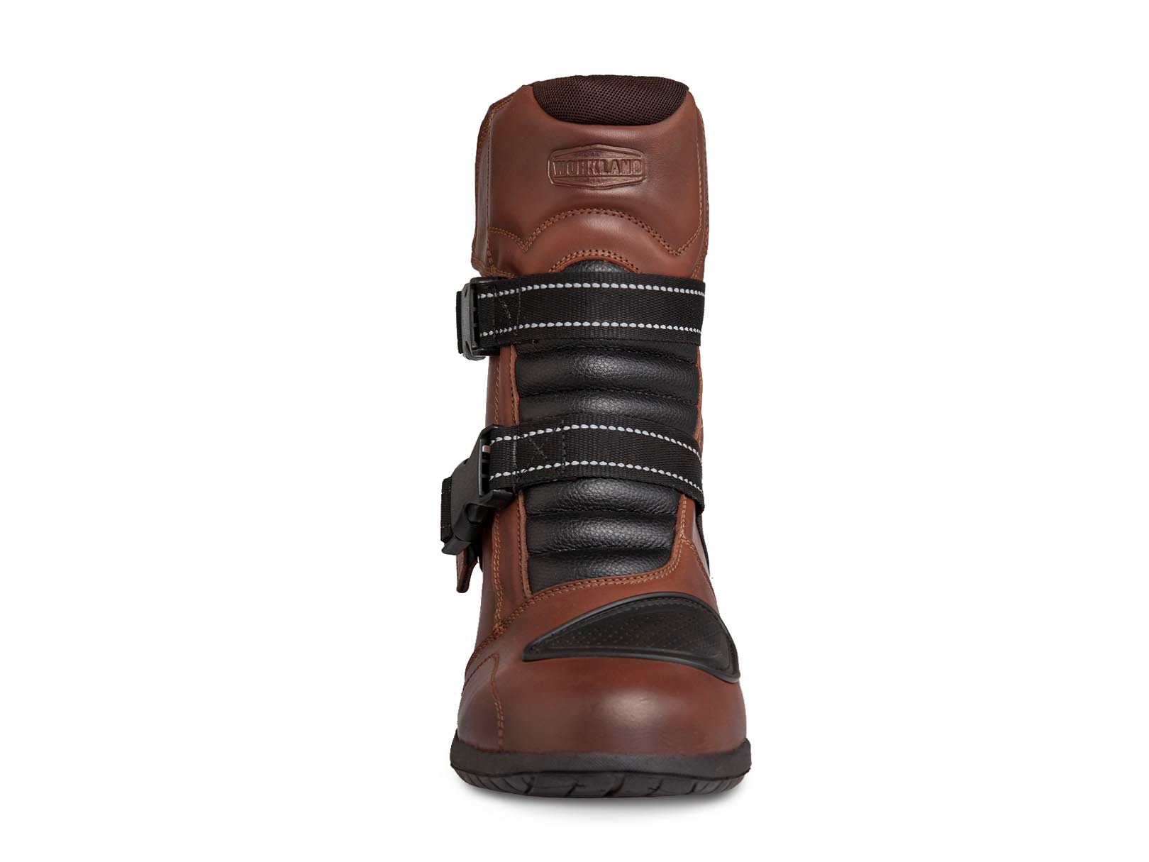 Bota hombre Biker Moto botín caballero Workland 80007 Café — imagen 8
