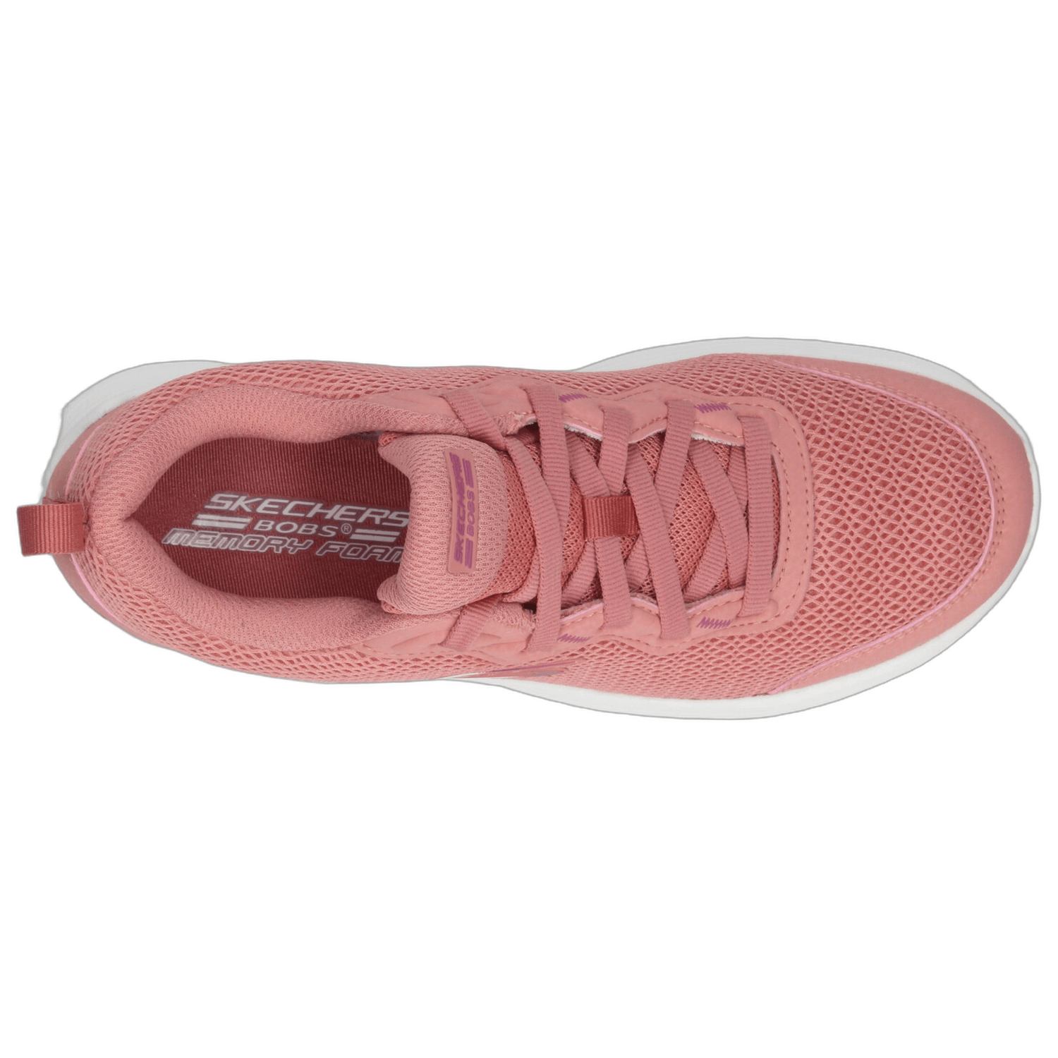 Tenis Dama Skechers Bobs Squad Waves Salmon Deportivo Mujer — imagen 9