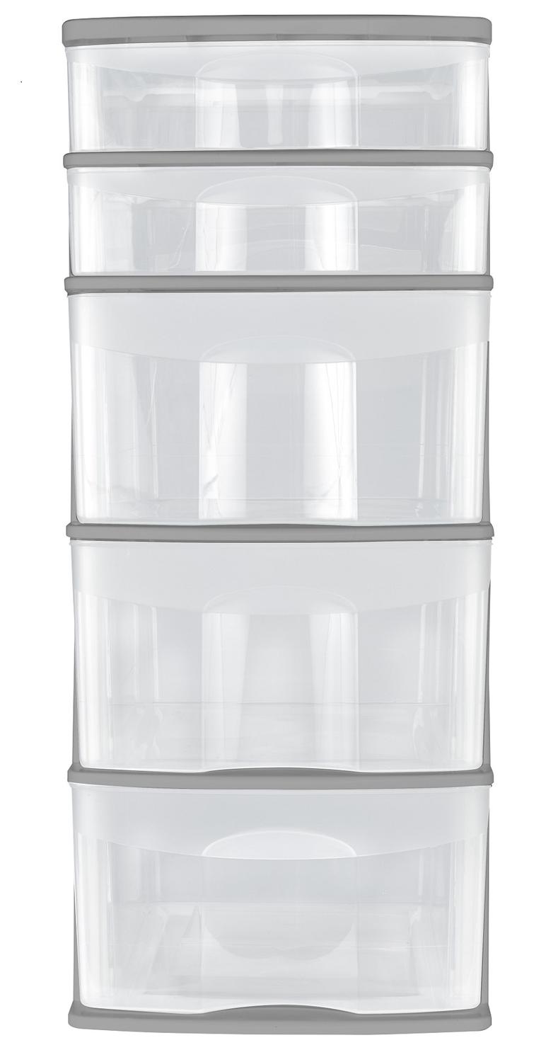 Caja Plástico Organizadora Cajonera 4 Cajones 8488 83X39X35cm — imagen 1