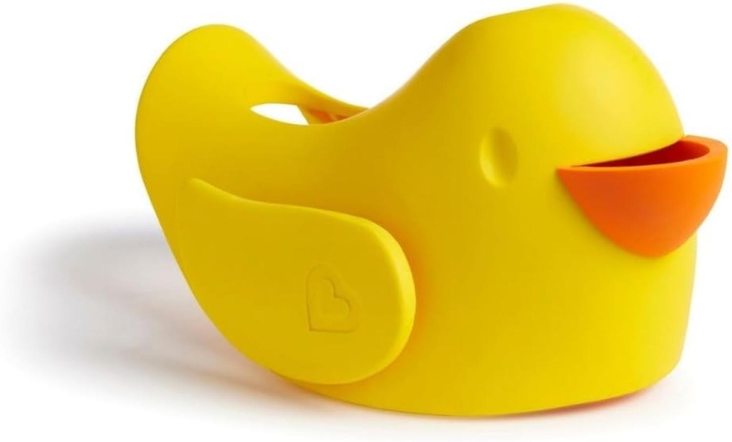 Protector De Llave De Agua Baño Pato Munchkin Goma Beak Amarillo Juguete Baño Animales — imagen 2