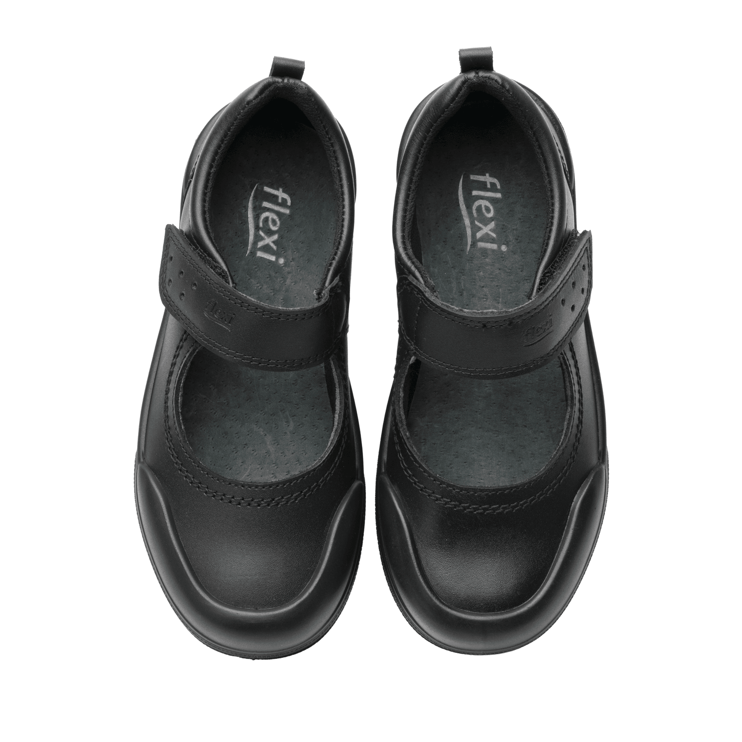 Zapato Flexi Niña Escolar Cinta Adhesiva Cómodo Negro Infantil T17-22 — imagen 8