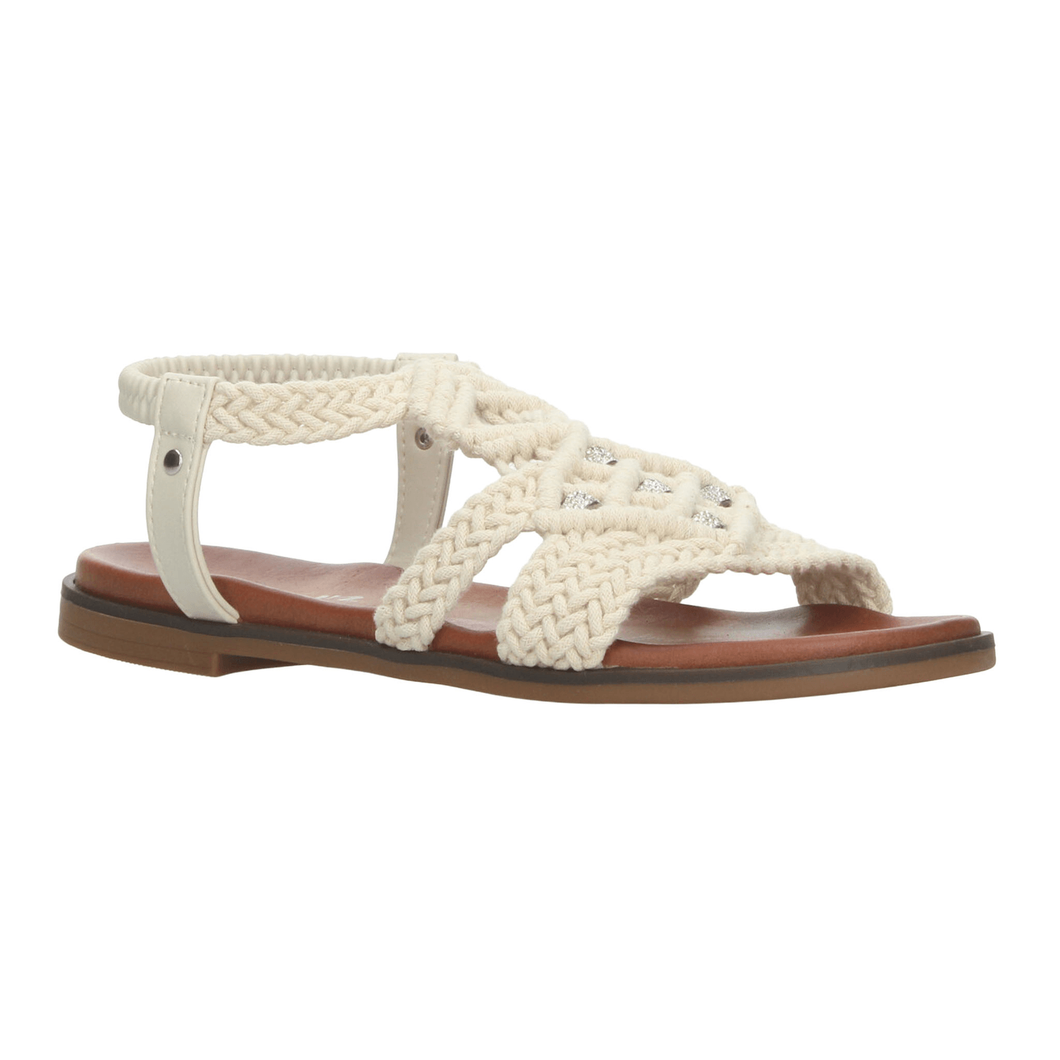 Sandalias Berlin Dama Casual Crema Mujer — imagen 2
