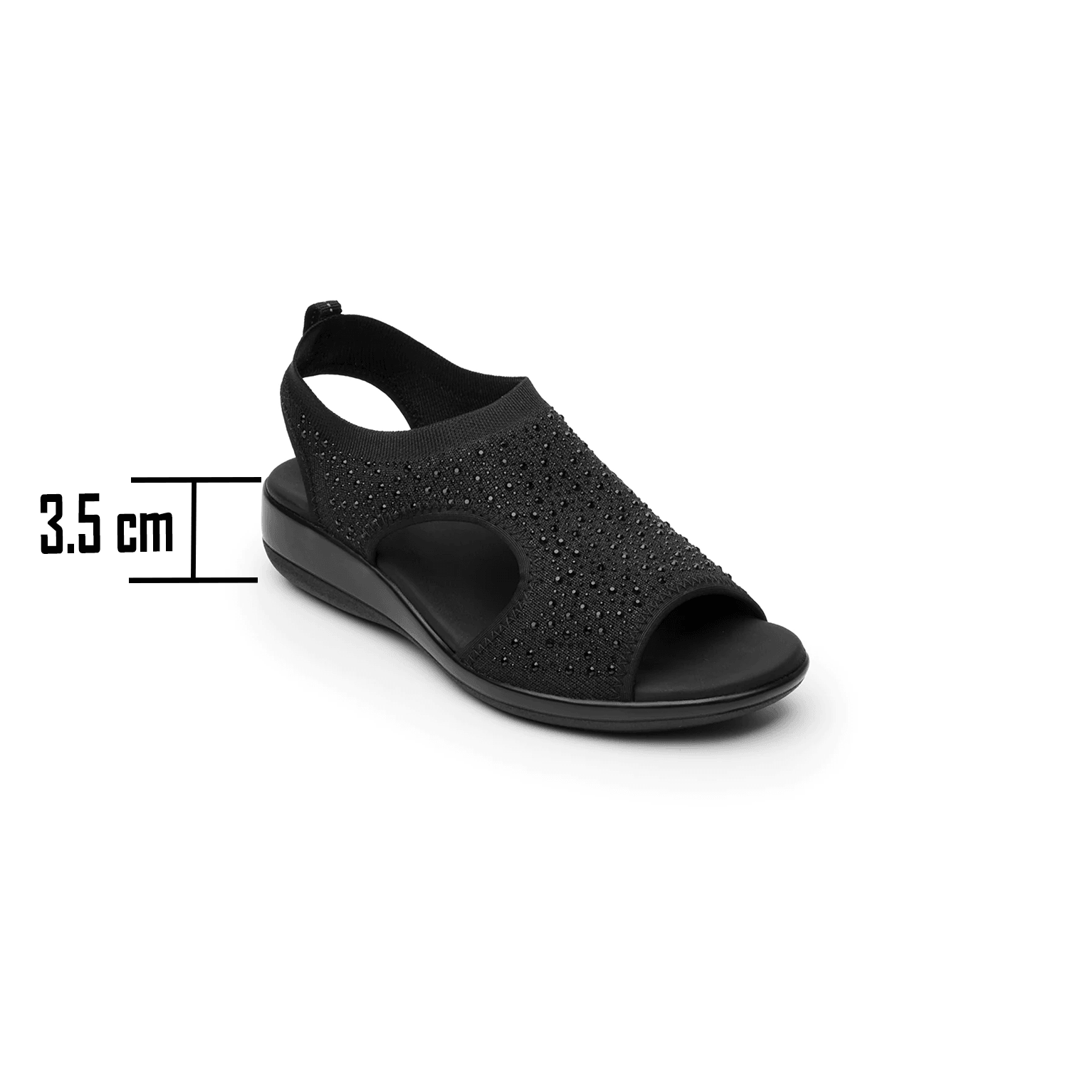 Sandalias Flexi Dama Casual Negro Mujer — imagen 3