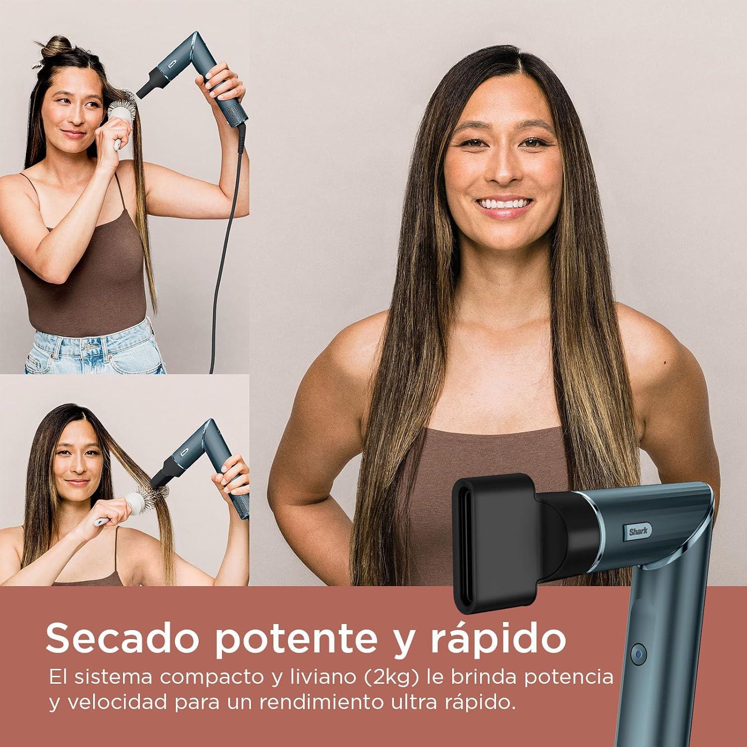 Multiestilizador Shark FlexStyle FrizzFighter 5 Funciones 11 Accesorios Teal — imagen 6