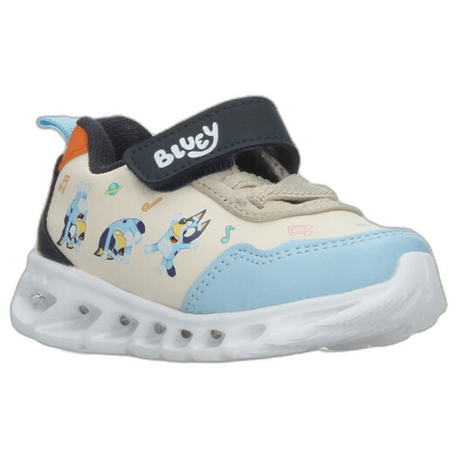 Tenis Bluey Niño Beige Azul Casual Infantil T12-15 — imagen 4