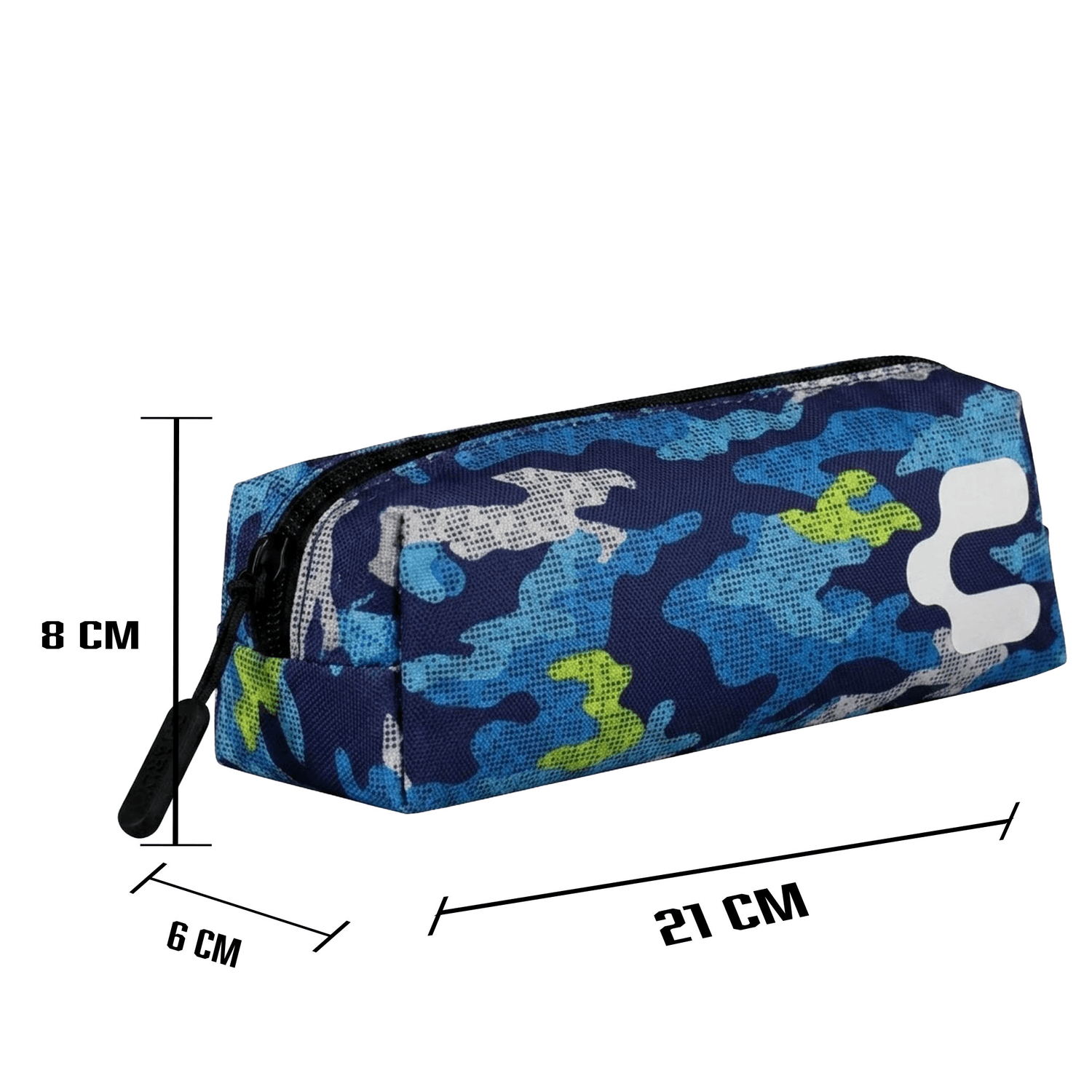 Set de Mochila Charly Camuflaje Niño Escolar Lonchera Azul Infantil — imagen 7