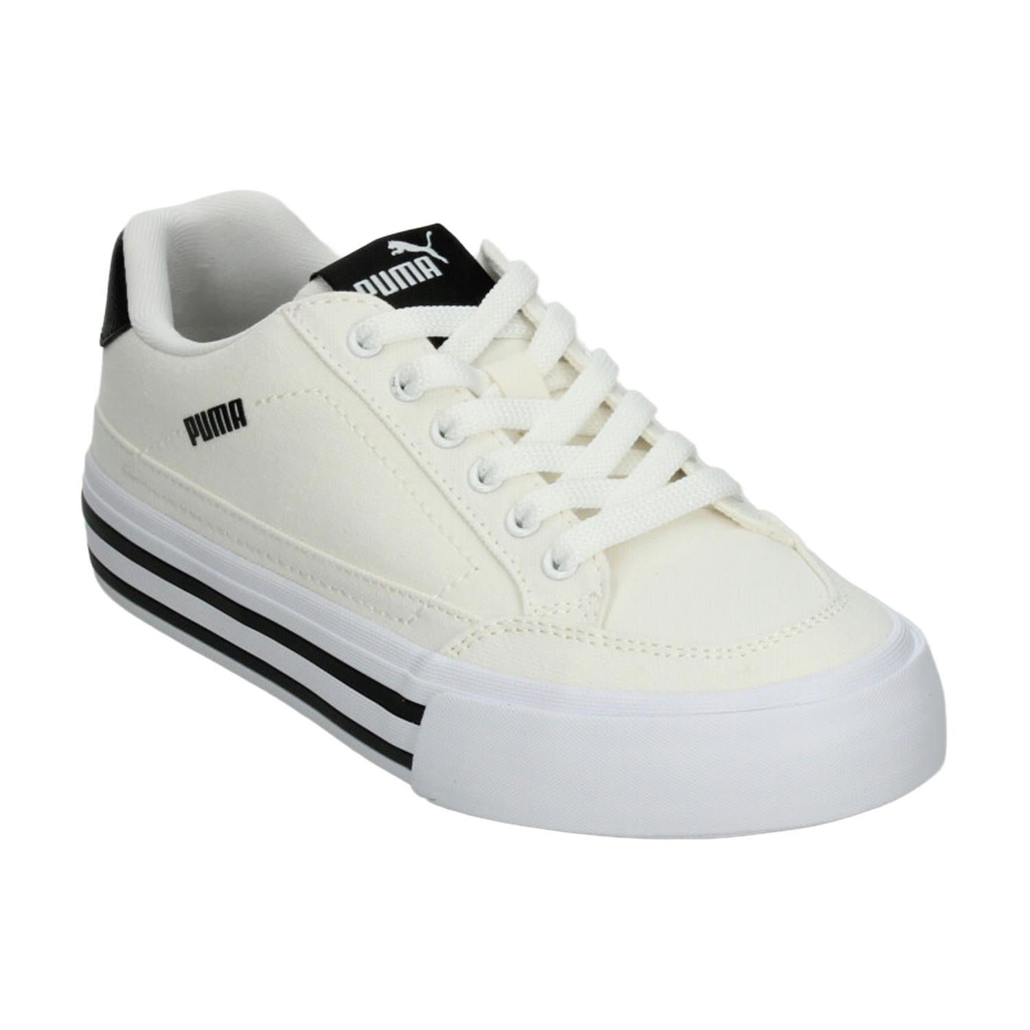 Tenis Puma Court Classic Dama Off White Casual Para Mujer — imagen 5