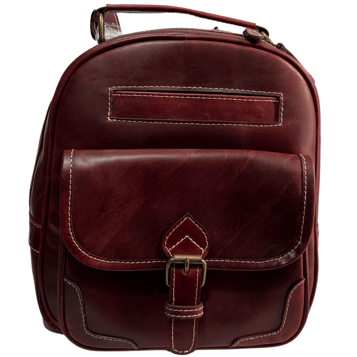 Mochila de Piel Legitima para dama bp08 resistente — imagen 14