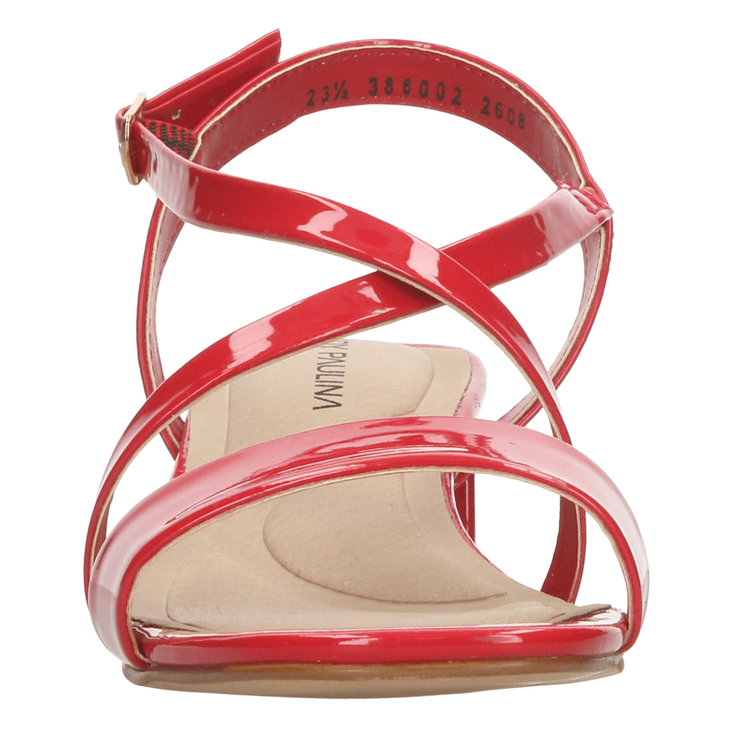 Sandalias Dama Paulina Rojo Casual Mujer — imagen 7